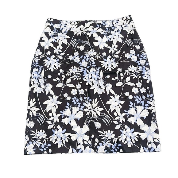 Talbots Flower Printed Pencil Skirt Patterned SZ6 NWT - Picture 1 of 5